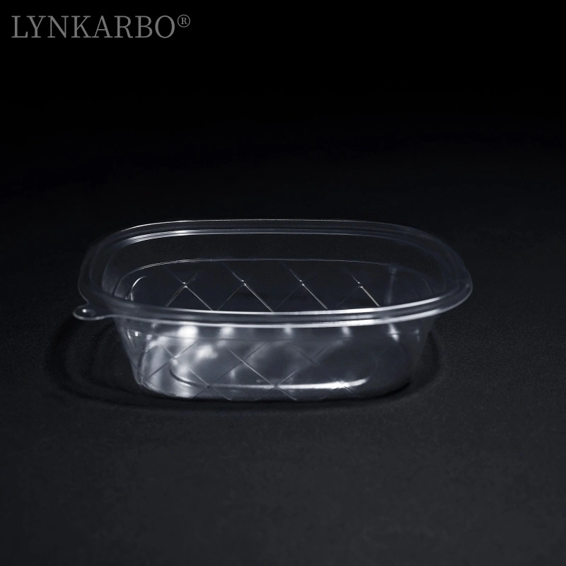 Bekas Makanan Sejuk PLA segi empat tepat